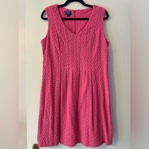 PENDLETON Pink Eyelet Dress (Size 12)